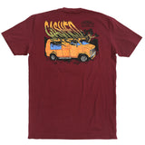 Fasthouse "Cashed" Men's Tee Shirt - Maroon