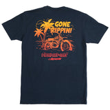 Fasthouse "Gone Rippin" Men's Tee Shirt - Navy