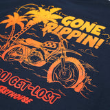 Fasthouse "Gone Rippin" Men's Tee Shirt - Navy