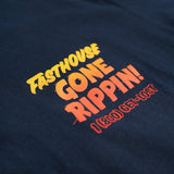 Fasthouse "Gone Rippin" Men's Tee Shirt - Navy