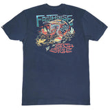 Fasthouse "BAJA STYLE" Short Sleeve T-Shirt - Navy Blue