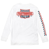 Fasthouse "KREST" Long Sleeve T-Shirt - White