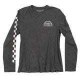 Fasthouse "Member's Only" Women's Long Sleeve Tee Dark Heather