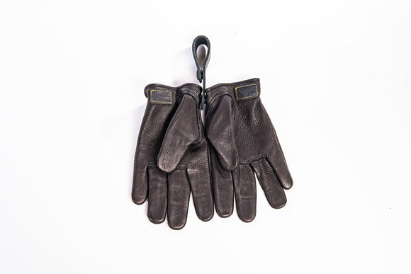 Revival - Ranch Road Deerskin Riding Gloves - Black