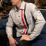 Fasthouse "Elite Hot Wheels" Jacket - Light Gray