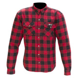 Merlin "Axe" Kevlar Flannel - Red - City Limit Moto