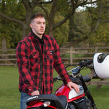 Merlin "Axe" Kevlar Flannel - Red - City Limit Moto
